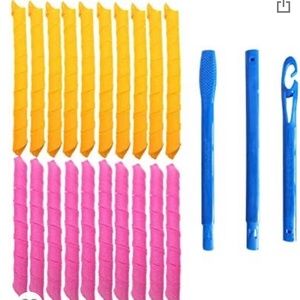 Long spiral curl formers